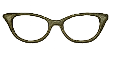 Cat-eye frame style